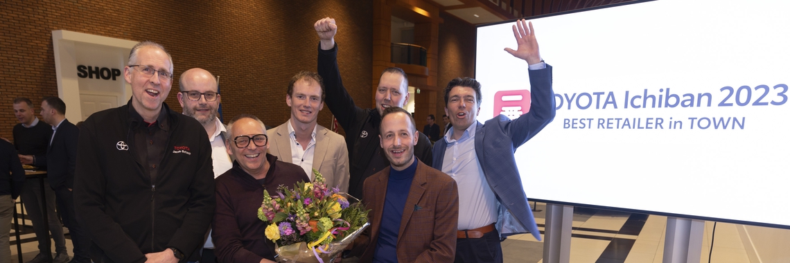 Toyota Jacob Schaap wint 2e prijs in Ichiban Award